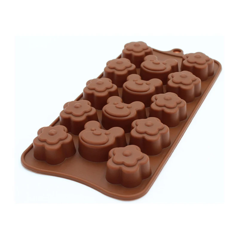XINAHER Sugarcraft Bear plum blossom silicone mold fondant cake decorating tools chocolate gumpaste | Дом и сад