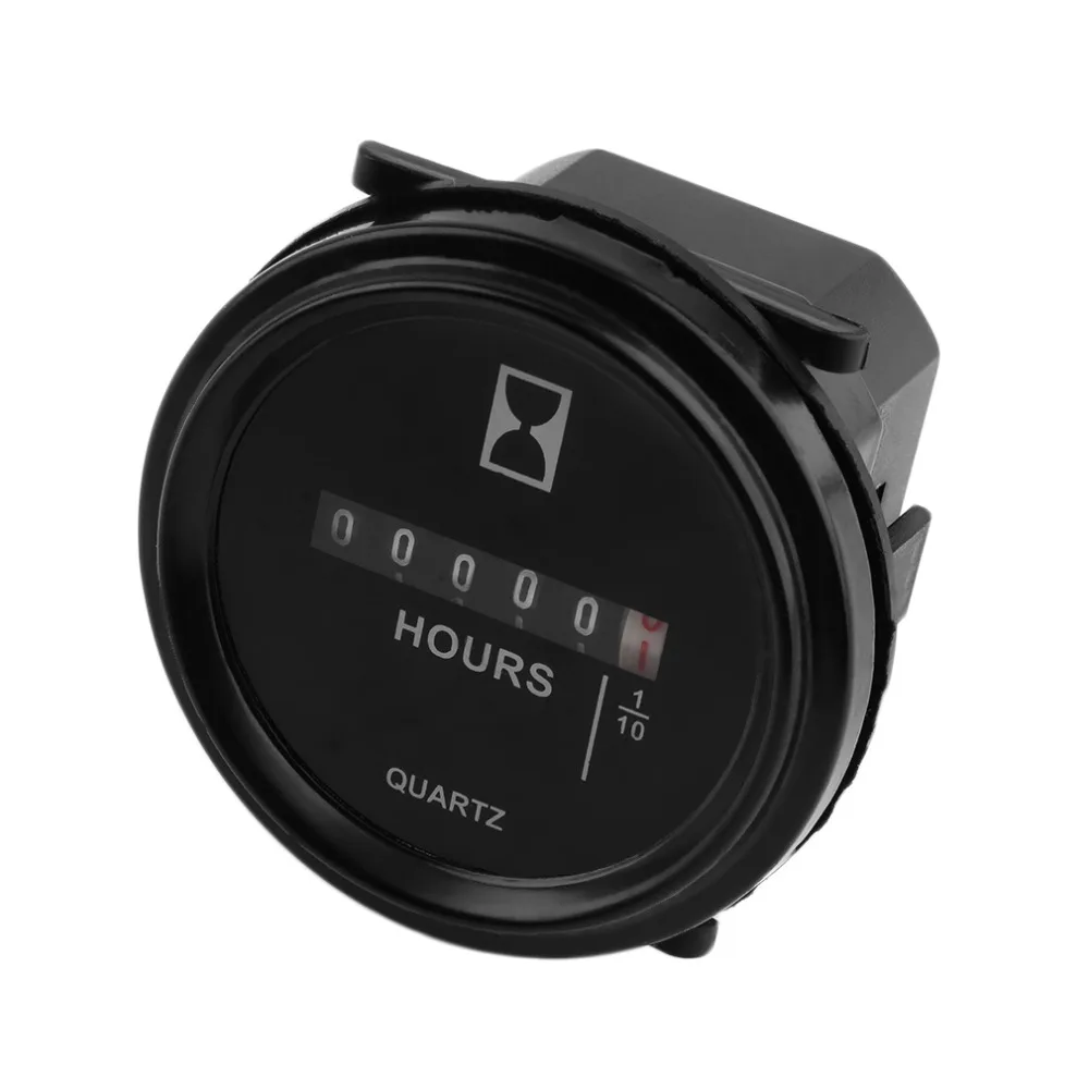 2 &quotКруглый счетчик часов тележка морской лодка генератор Двигатель 10 80VDC черный