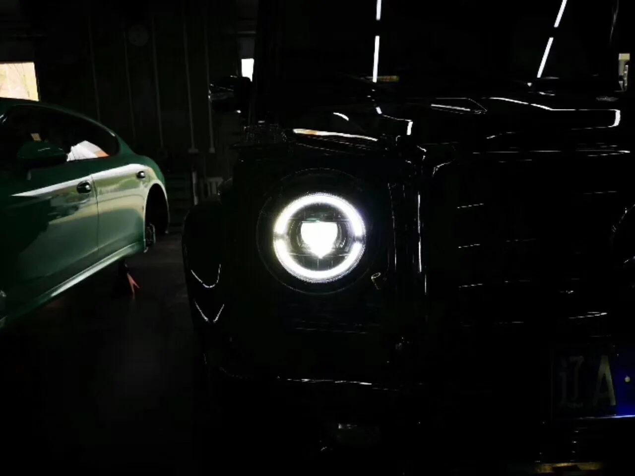 W463 G-CLASS W463 G63 G65 G55 G500 головной свет лампы головной светильник с Дневной светильник старых к новым W464 головной светильник 1990-2017y