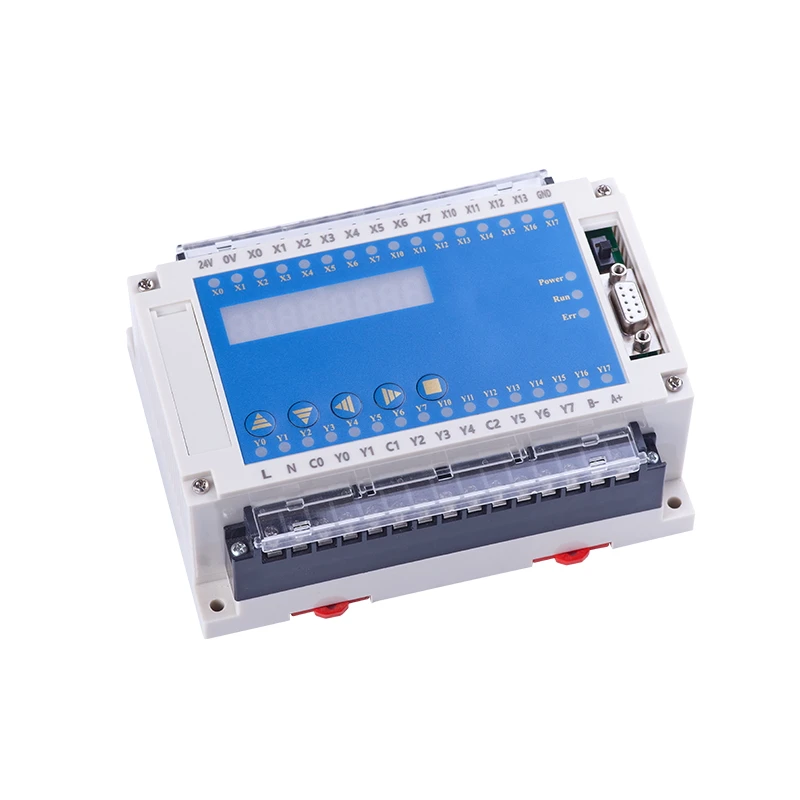 Контроллер ПЛК FX1N FX2N 20MR 4AD 2DA со светодиодным дисплеем RS232 RS485 Modbus RTU для Mitsubishi FX
