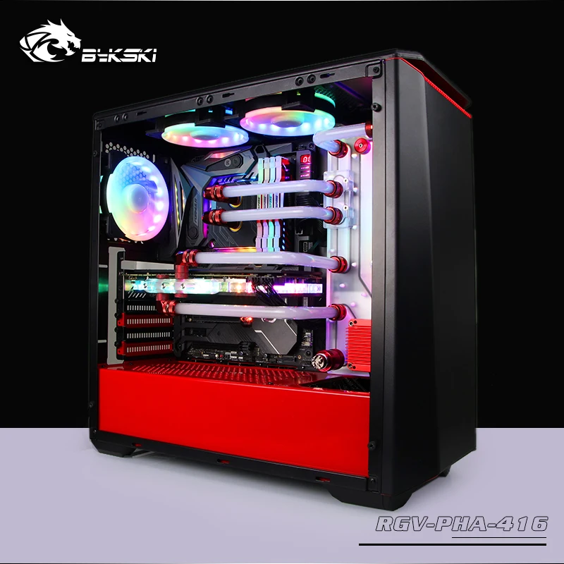 Акриловый бак BYKSKI для Phanteks 416 чехол компьютера/3PIN 5V D RGB / Combo DDC Pump охлаждение водный