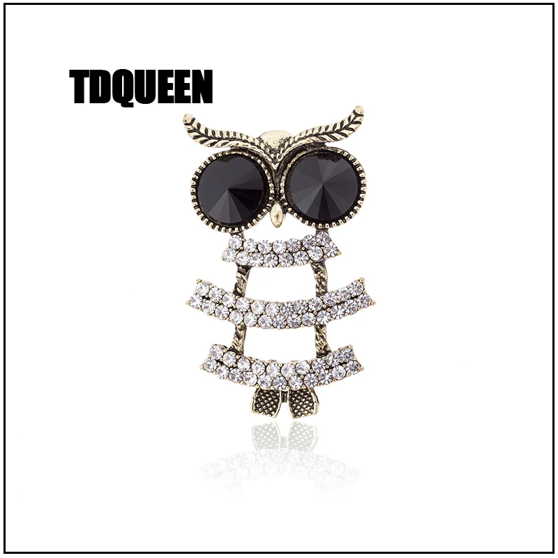 TDQUEEN винтажные Броши для женщин большие животные красный кристалл новые красивые