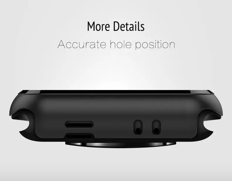 Бампер для apple watch series 1 2 3 4 PC чехол тонкий чехол для iWatch тонкий протектор пластиковая черная рамка 40 44 38 42 мм ремешок