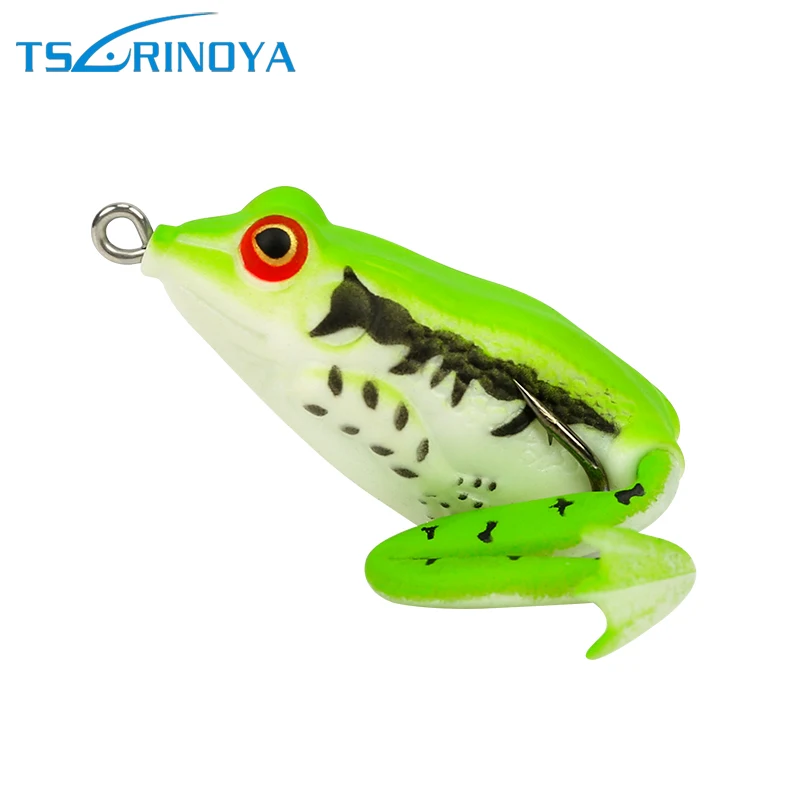 Tsurinoya LY09 40 мм 6g Topwater рыболовная блесна в виде лягушки двойной крюк искусственная