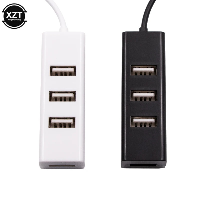 2019 Mini USB 2 0 4-портовый USB-концентратор разветвитель концентратор адаптер для ПК