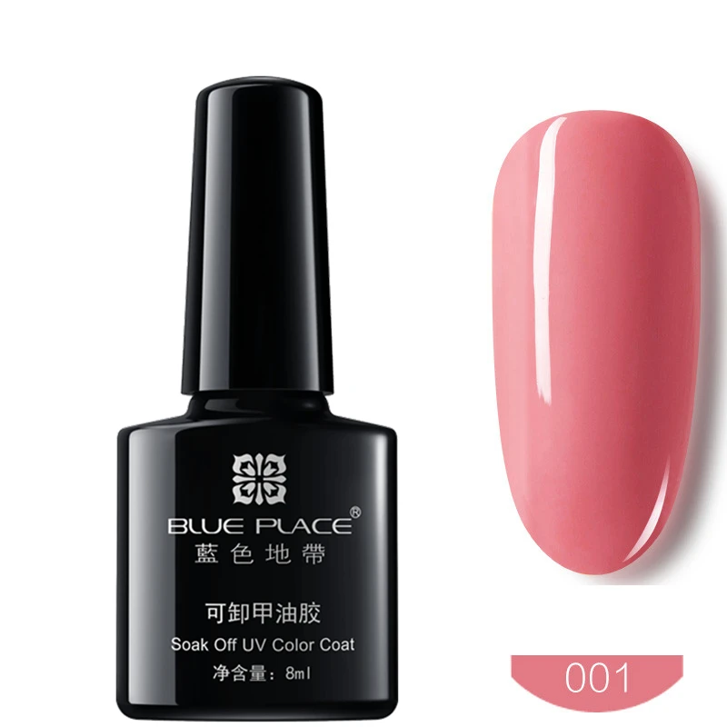 Hot Sale 1PC Blue Place 8ml Red Bean Nail Gel Polish Shiny Vanish Lacquer UV LED Lamp 120 Colors Soak Off Cosmetics Manicure | Красота и