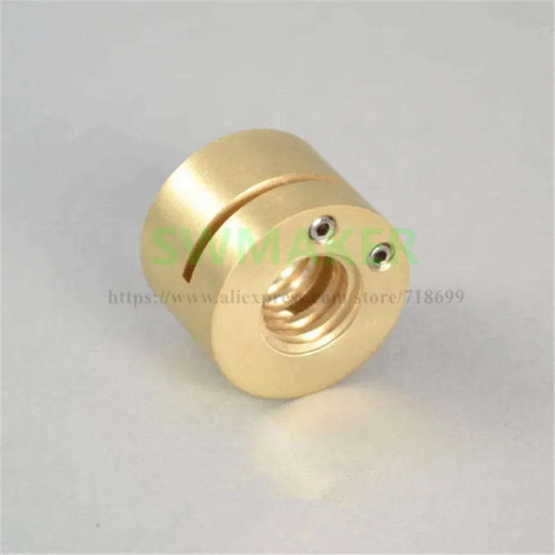 

Brass anti-backlash ACME nut 1/2-10 ACME nut Manually adjusted. For CNC Reprap DIY 3D printer