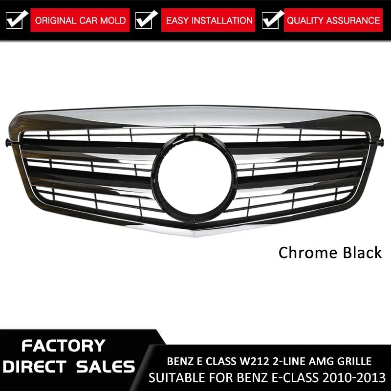 Передний гриль для Mercedes Benz W212 E250 E550 E350 E63 AMG 2010 2011 2012 2013 глянцевый черный матовый