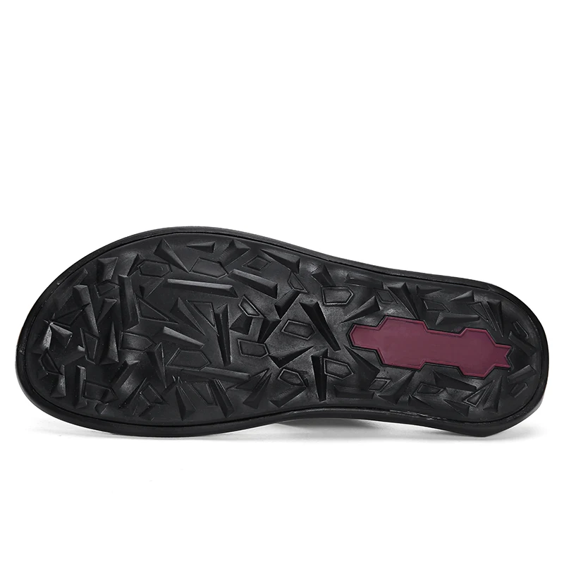 

Flip Flops Men 2019 Black Summer Men Slippers Male Leather Vintage Casual Beach Sandals Non-Slip Shoes Mens Gladiator Sandals