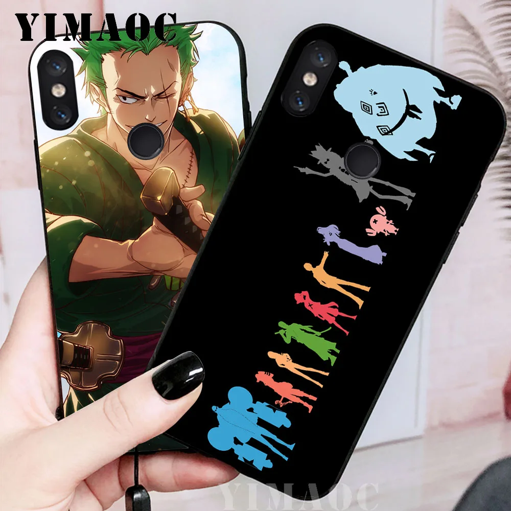 YIMAOC Anime One Piece Soft Case for Xiaomi Mi5 Mi5S Mi6 Mi9 Mi8 Lite SE A1 A2 Pocophone F1 MAX 3 |