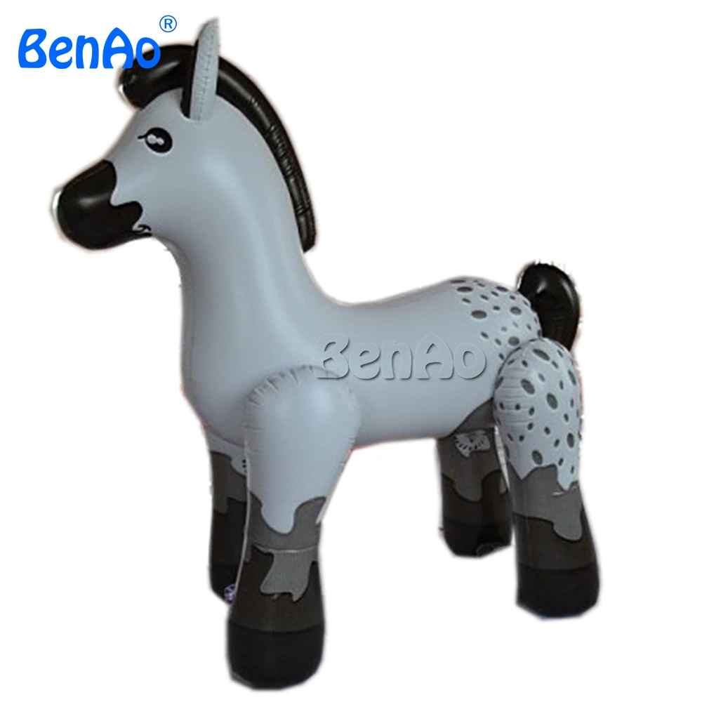 

AC012 BENAO Custom гигантская белая надувная лошадь для рекламы/ПВХ надувная маленькая лошадь, Симпатичные надувные животные Мультяшные игрушки