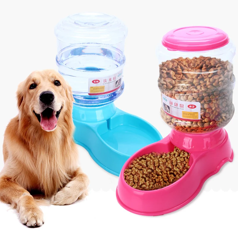 

3.5L Capacity Per Dog feeder Automatic Dog Cat Drinking Water Fountain for Cats Dogs Cat Drinker Dispenser Puppy Feeding Bottle