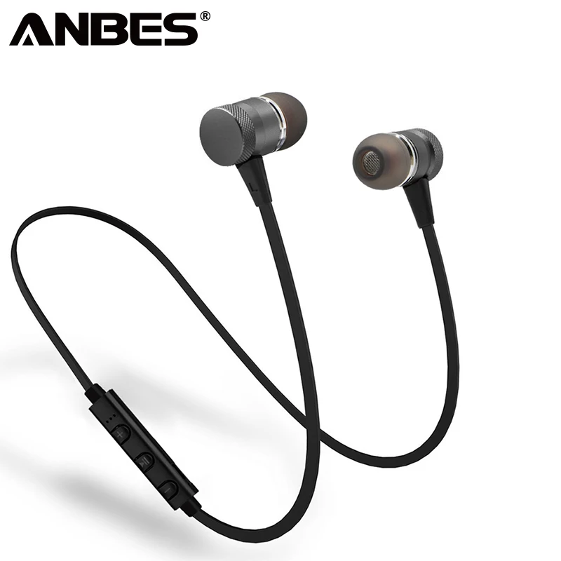 ANBES Беспроводной Bluetooth наушники Металлические Магнитные M98 стерео супер бас