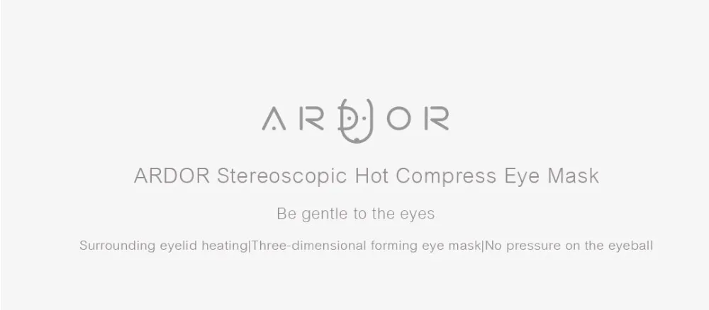 Xiaomi Mijia 3D Ardor стереоскопический компресс Маска Для Глаз объемный нагрев снимает усталость usb type-C для отдыха Прямая поставка