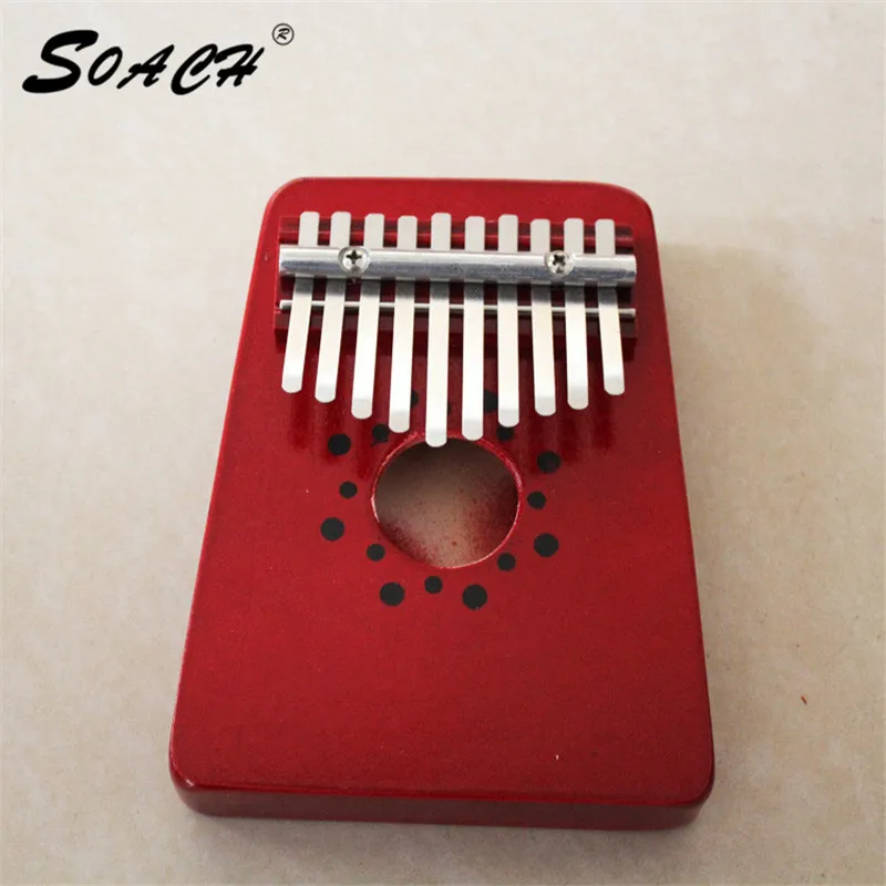 SOACH 10 клавиш Mbira полый деревянный большой палец пианино африканская традиционная