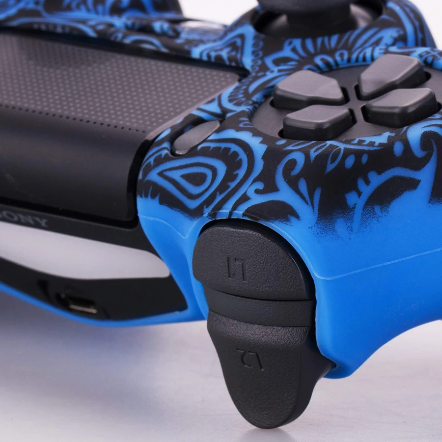 Тату шаблон PS4 контроллер силиконовый чехол Play Station 4 Чехол для джойстика кожи