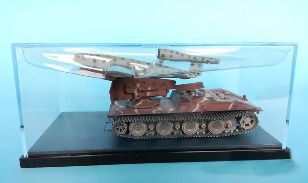 Второй мировой войны немецкий WAFFENTRAGER AUF E100 W/V1 ракета 1/72 Готовая модель танка