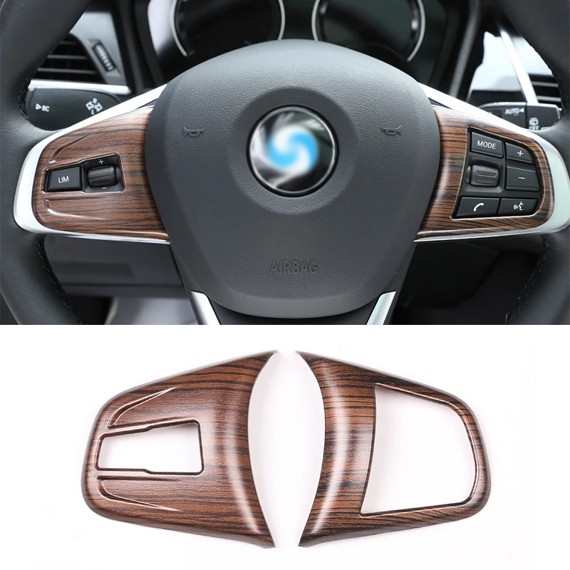 Накладка на руль для BMW 2 серии 218i f45 F46 X1 F48 2016 2019 хромированная накладка из АБС