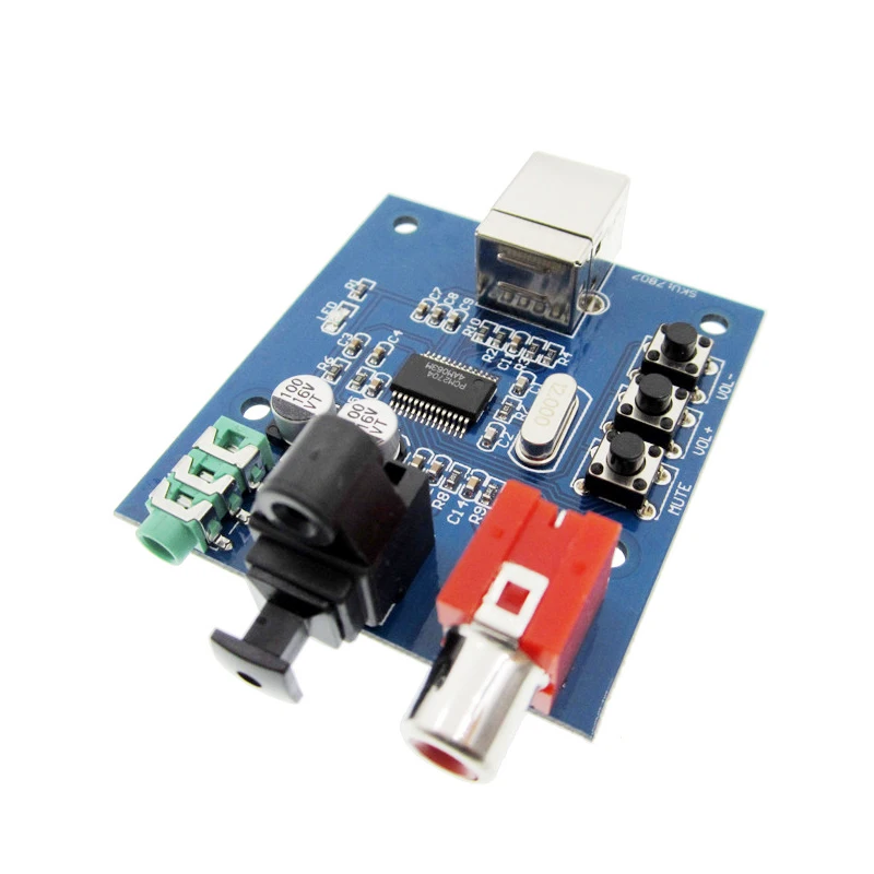 1 шт. PCM2704 USB DAC в S/PDIF декодер плата модуль аналоговый выход | Электроника