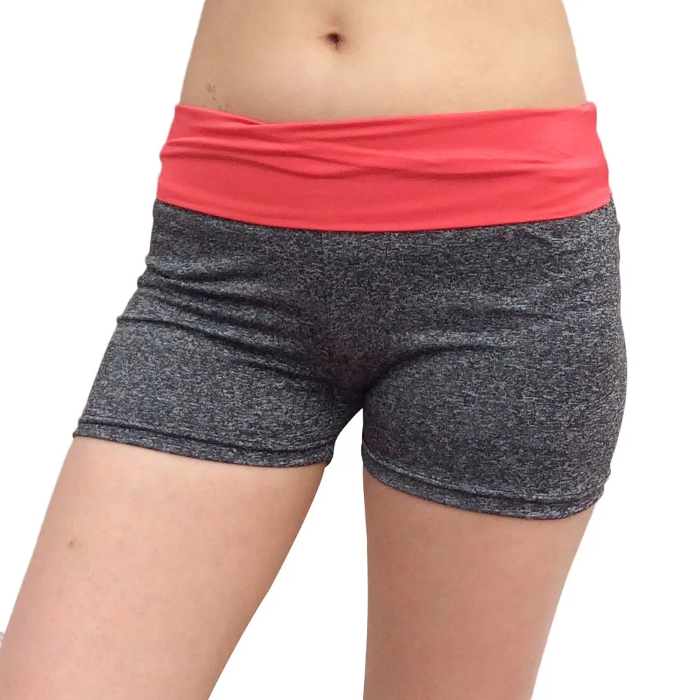 Женские шорты для йоги с низкой талией быстросохнущие фитнеса 40J1 2019 | Спорт и