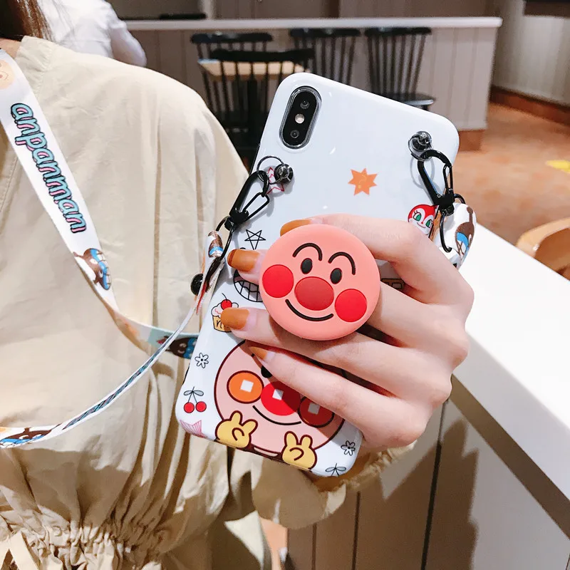 3 шт для iPhone XS Max мультфильм Anpanman чехол милый мягкий задний Чехол 8plus XR X 7 7plus 6S 6P +