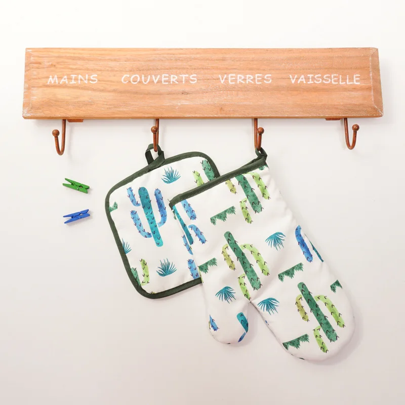 Перчатки для микроволновой печи термостойкий Коврик модные креативные