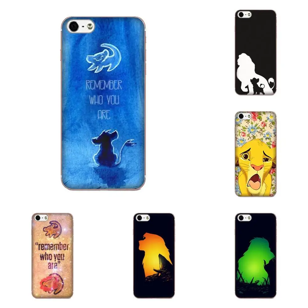Мягкий чехол для телефона Lion King Simba помните кто вы Apple iPhone 4 4S 5 5C 5S SE 6 6S 7 8 Plus X XS Max