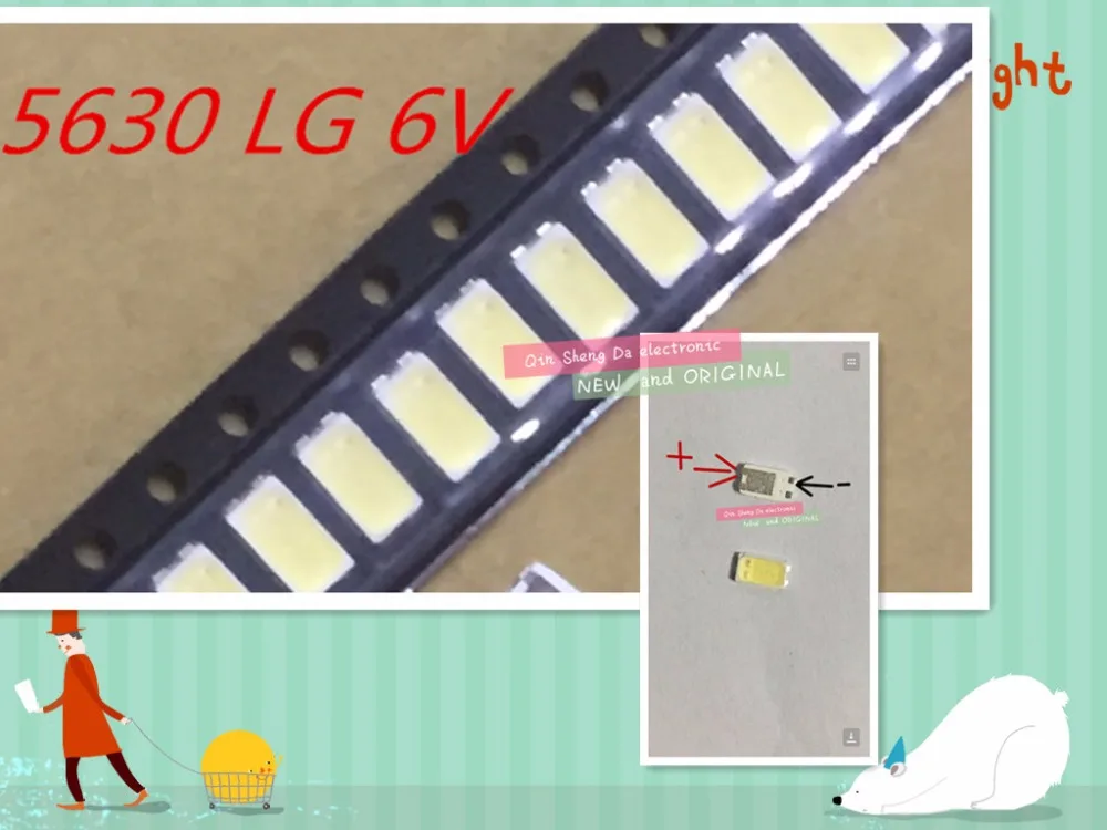 Светодиодная подсветка для LG ЖК-телевизора средней мощности светодиодная 1 Вт 6 в