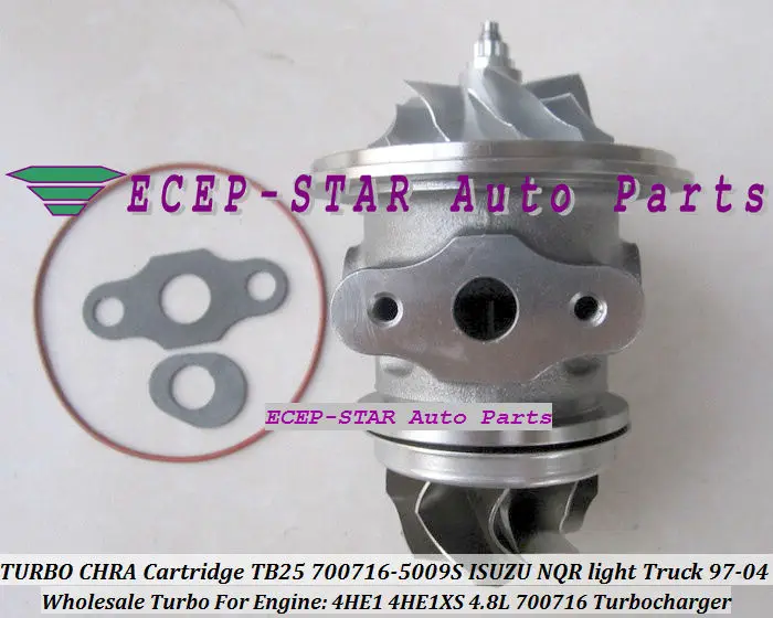 Картридж Turbo CHRA GT25 700716 700716-0003 700716-0006 8972089661 для ISUZU NPR NQR NKR легкий грузовик 1997-04 4HE1-T
