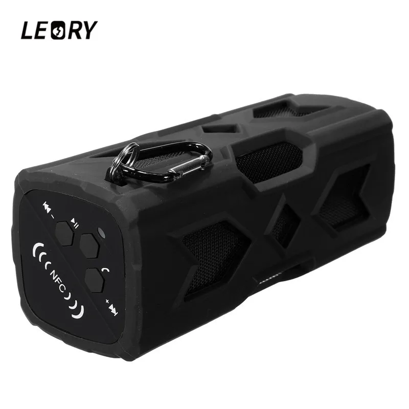 LEORY NFC HiFi Bluetooth динамик беспроводной громкий водонепроницаемый Супер Низкие