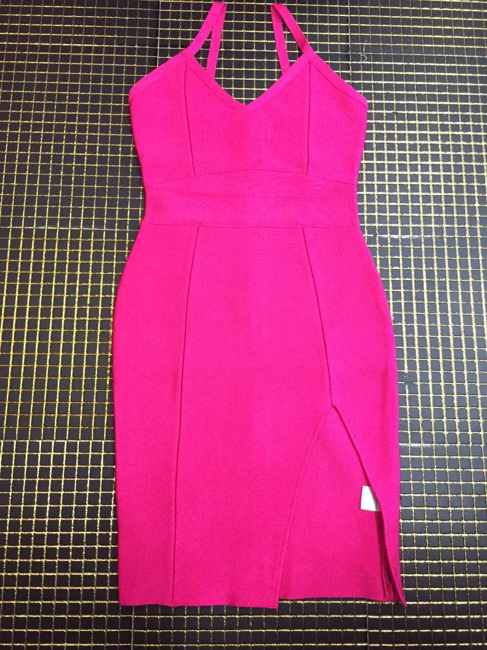 Оптовая продажа высококачественное вечернее Бандажное платье на бретелях