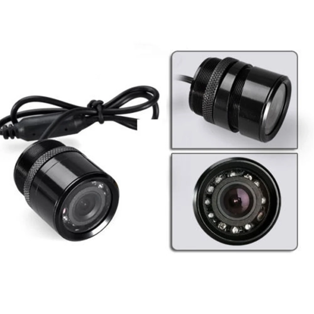 

PAL/NTSC CCD 28mm Car rear view drilling camera Reverse Rearview back-up Night Vision Waterproof