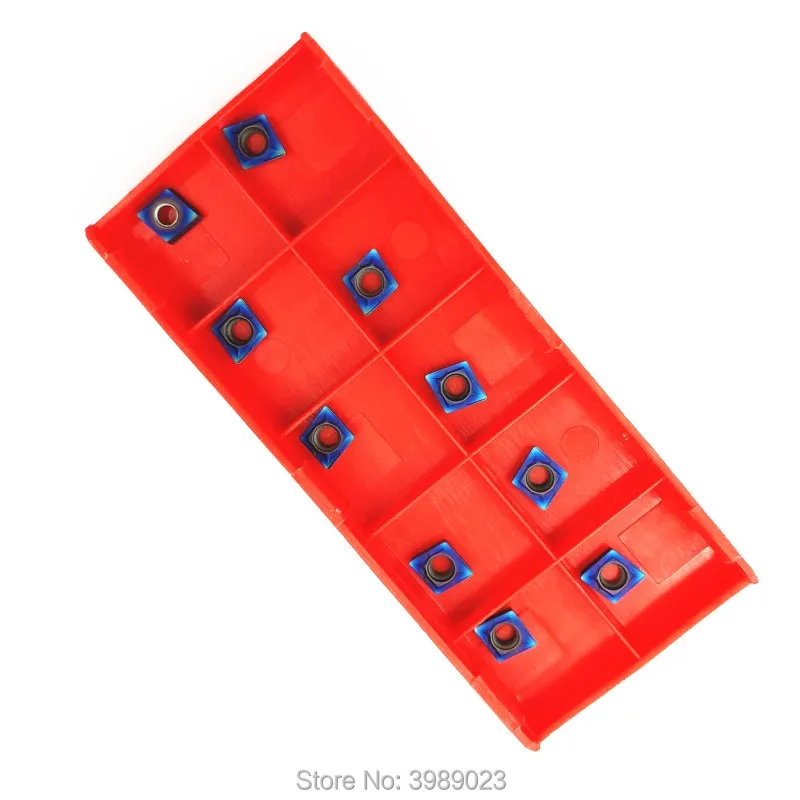 

CCMT060204 CCMT060204 Nano blue coating/cemented carbide blade/ 10pcs