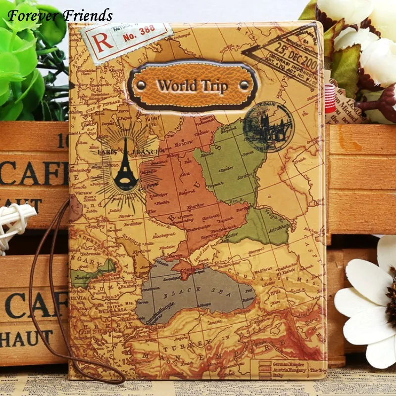 ForeverFriendsCool держатели для паспорта из мультфильма Обложка путешествий ПВХ lear 3D