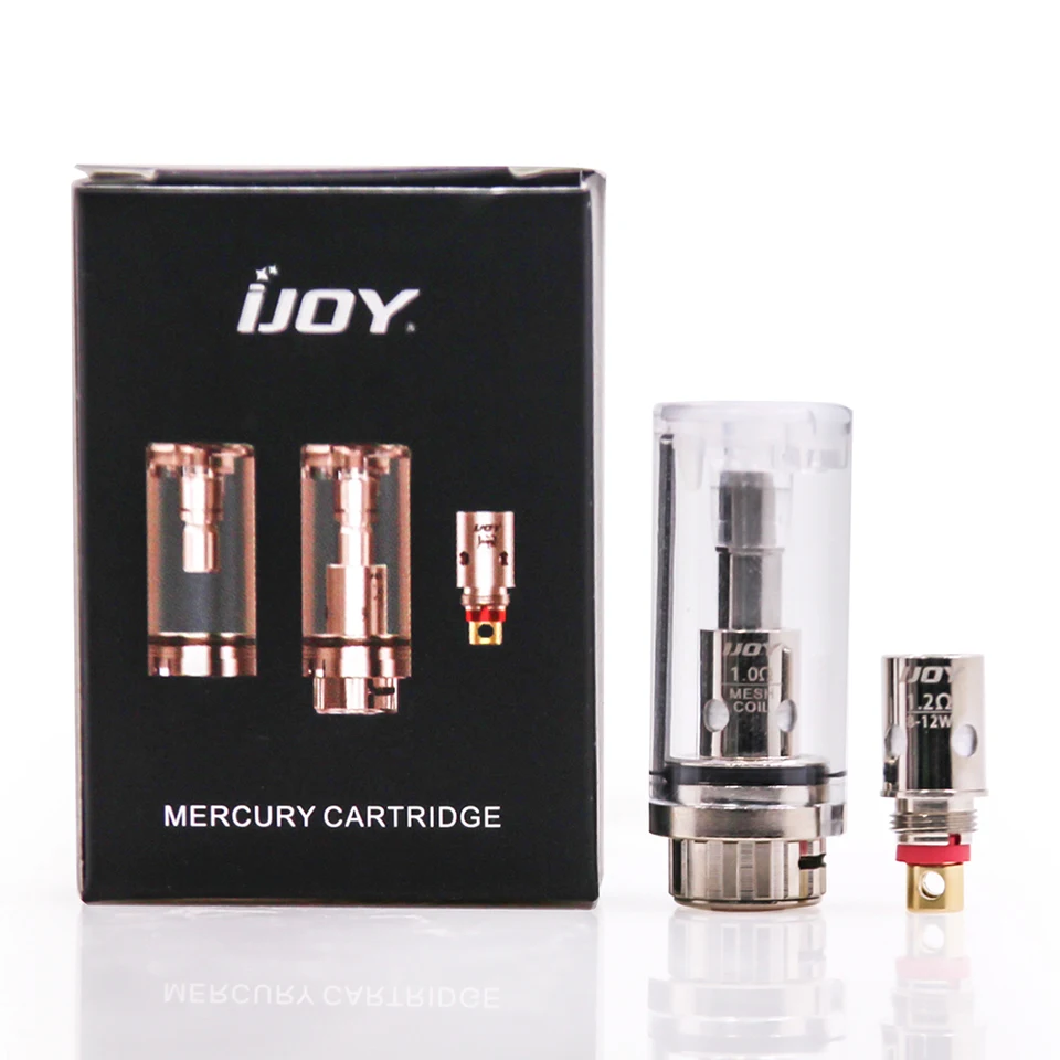 Оригинальный картридж IJOY Mercury емкость 2 мл сетчатая катушка 1 0 Ом и многоразовый