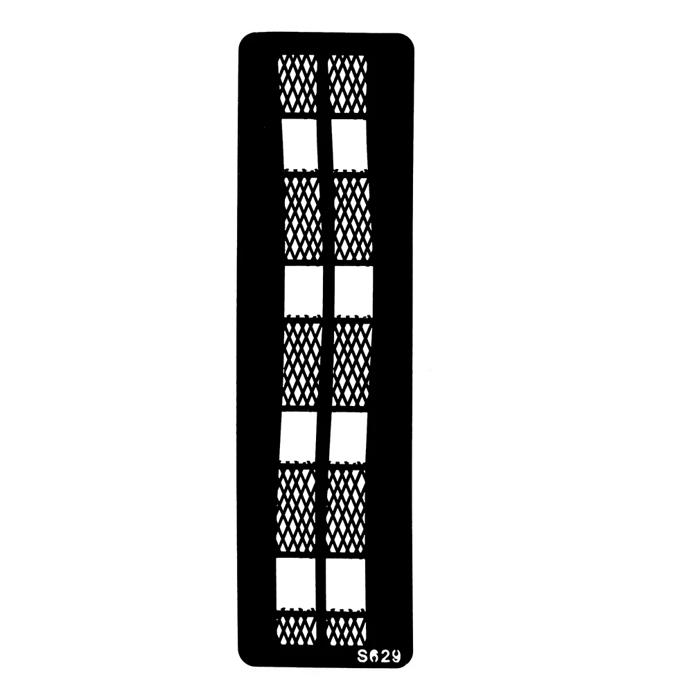 6 листов трафарет для татуировок с вырезами из хны веревка сетка узор браслет