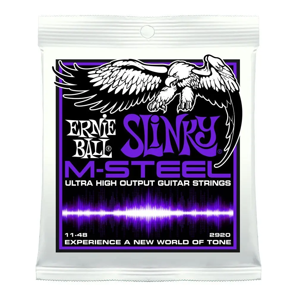 

Ernie Ball 2920 M-Steel Power Slinky Electric Guitar Strings 011-048