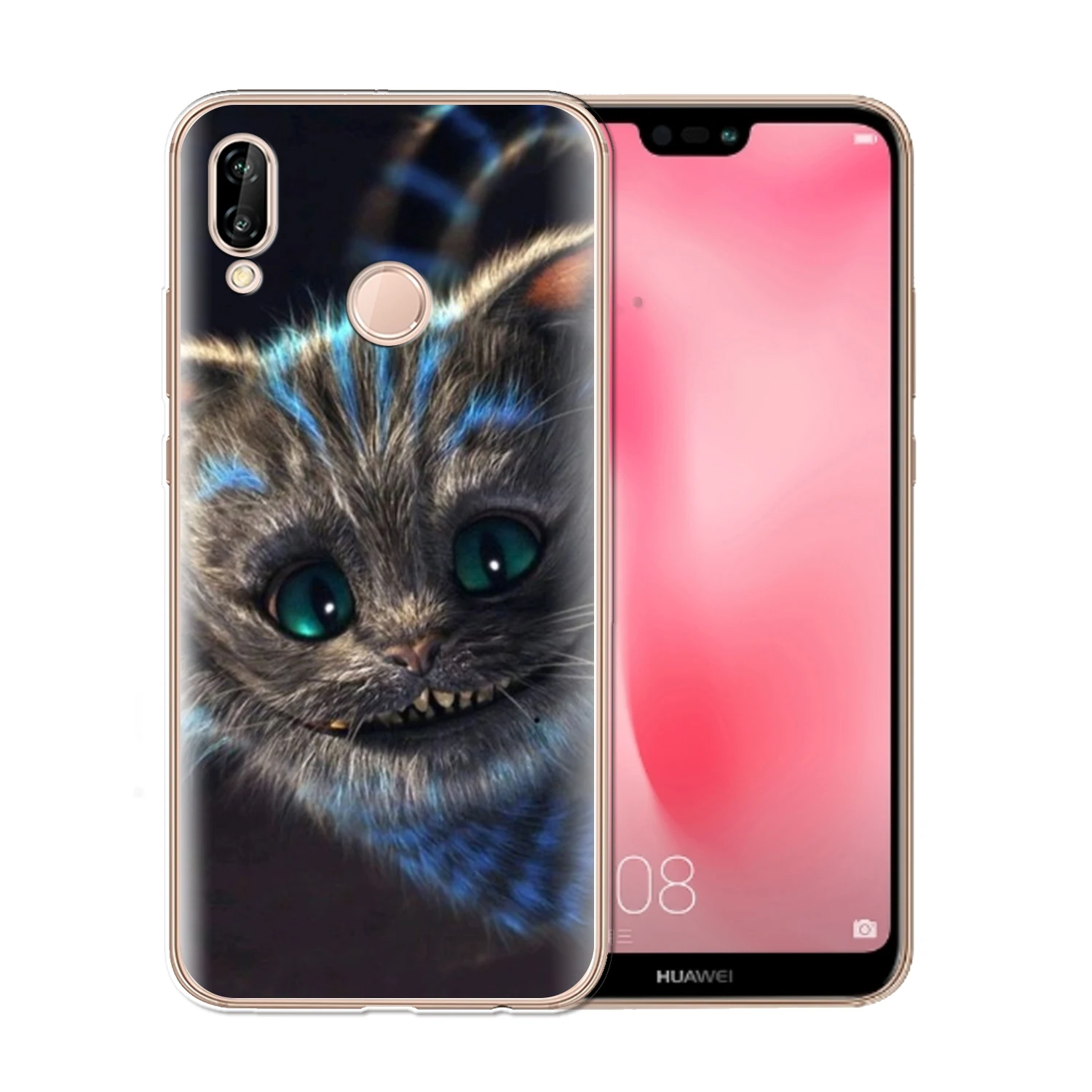 Микки для Coque huawei Honor 6X 6A 7 7X 7C 7A pro 8 8X9 Lite 10 силиконовый чехол телефона кошка задняя