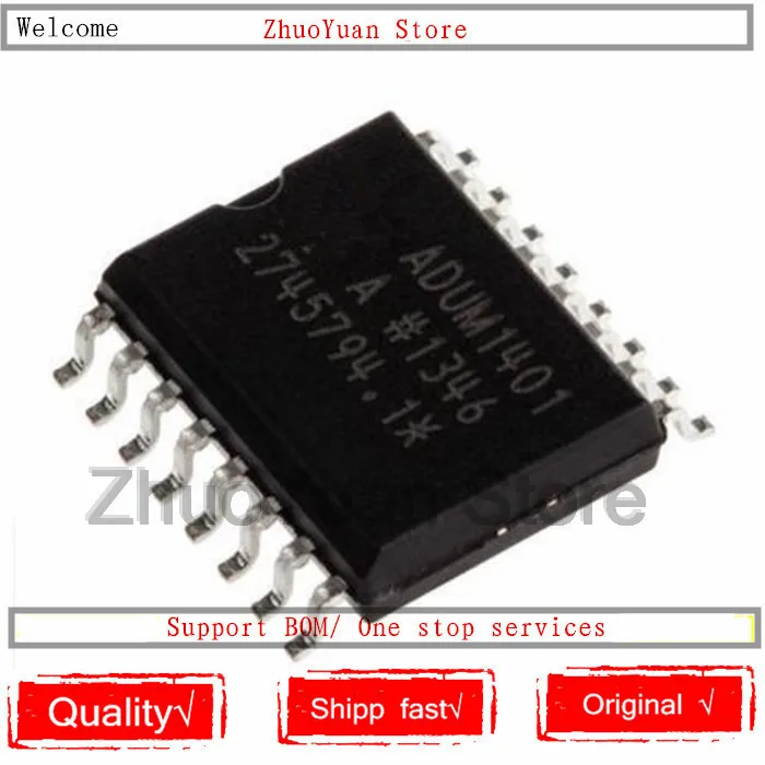 1 шт./лот новый оригинальный чип ADUM1401 ADUM1401ARWZ ADUM1401A SOP 16 IC|Голосовые модули