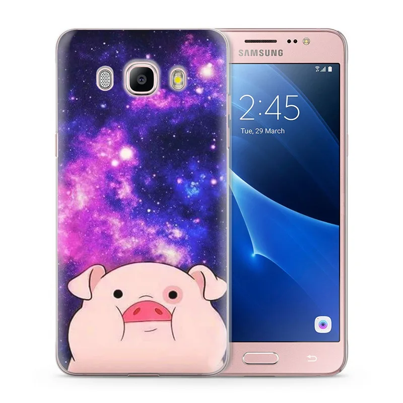 For Funda Samsung Galaxy J7 2016 Case J710 J710F Phone Cases TPU Silicon Printing Drawing Cover W011 |