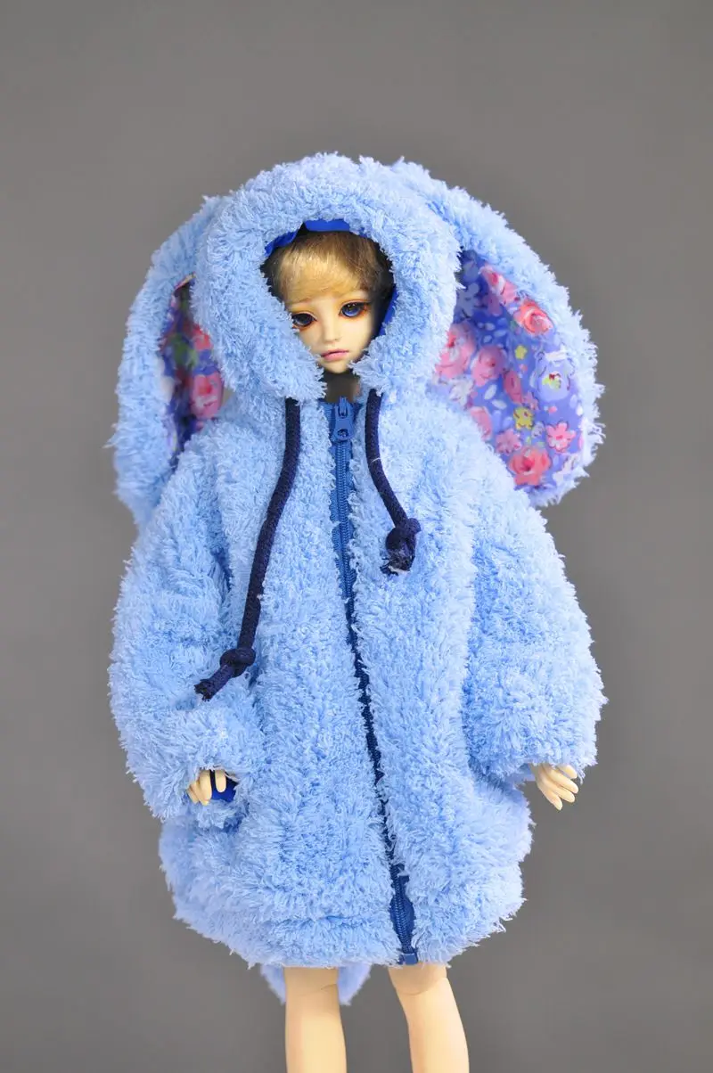 Аксессуары для кукол T02 X554 Blyth 1/3 1/4 bjd 1/6 красочное плюшевое пальто кролика 1