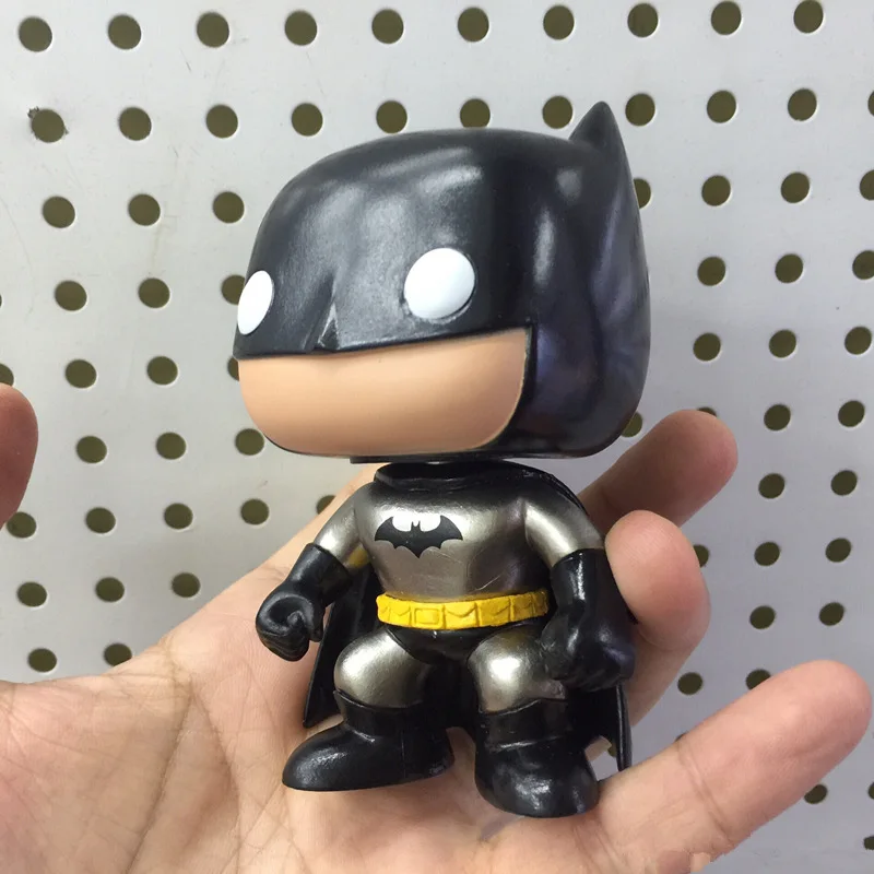 Эксклюзивный Funko pop официальный DC Comics: Герои Бэтмен Чейз металлический вариант#01 Виниловая фигурка Коллекционная модель игрушки