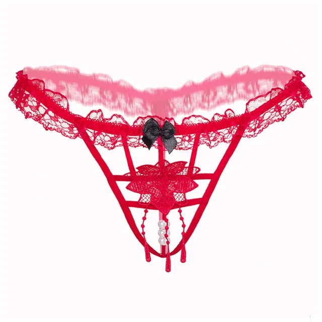 Women's sexy Lingerie hot erotic Sexy panties open transparent lace underwear porn underpants sex wear g-string thong