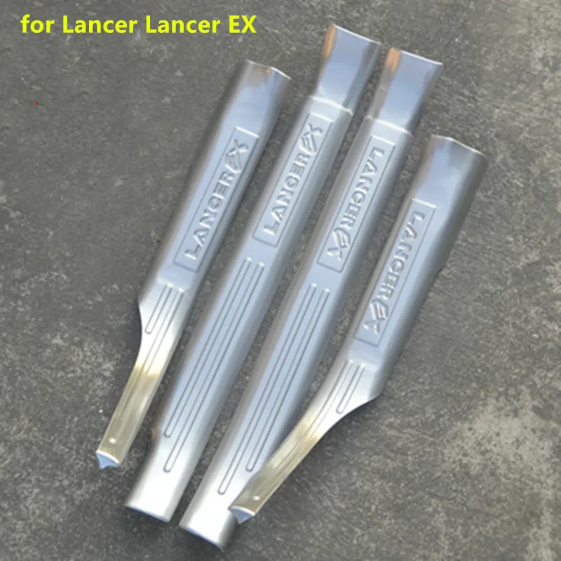 Internal Stainless Steel Scuff Plate/Door Sill Door scuff plate door for Mitsubishi Lancer EX 2010-2018 Car styling | Автомобили и