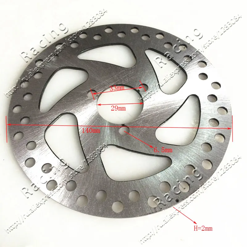 

Gas Electric Scooter Brake Disc 140mm For 47cc 49cc 2 Stroke Pocket Bike Mini Dirt Bike ATV Quad Mini Motorcycle