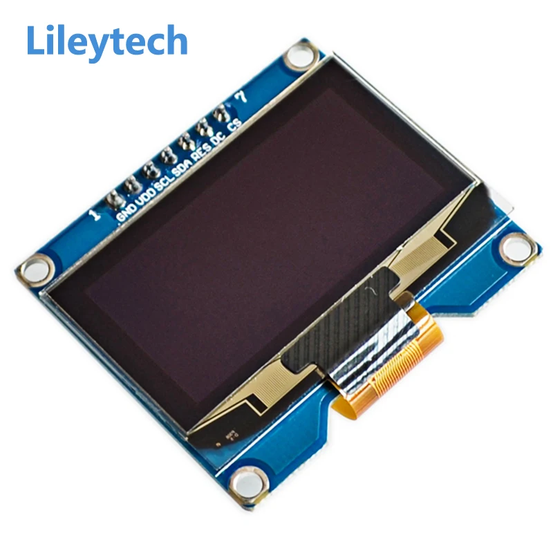 1.54 дюймов OLED белый Дисплей модуль 128x64 IIC I2C Интерфейс 12864 Экран доска spd0301 Drive IC 3.3 5 В