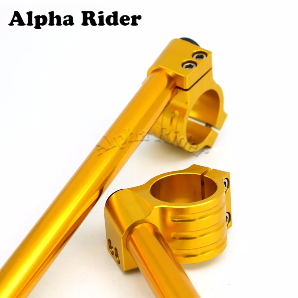 Гоночная CNC 50 мм на зажиме для Aprilia Mille RS250 Honda CBR929 CBR 954 00 03 CBR1000RR 04 10 clipon вилка руль