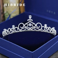 hibride new crystal tiaras crown women bridal gifts headband hair accessories fashion jewelry c 18