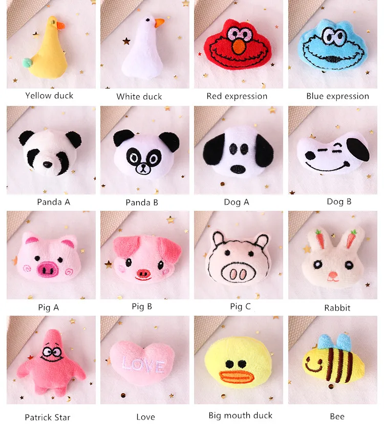 Japanese Cartoon Cute Brooth Plush Doll Bag Accessories Decoration Bear Dog Pig Panda Pin Girl Badge | Игрушки и хобби