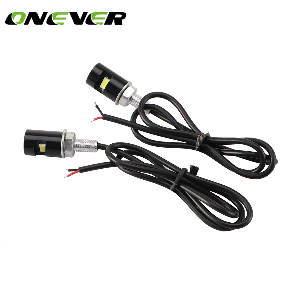 2 шт. Алюминий Автомобильный светодиодный номерной знак светильник винт лампа на